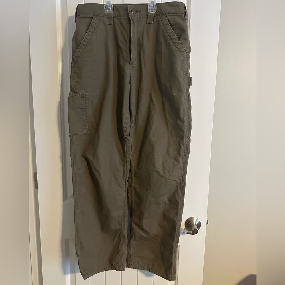 Carhartt Olive Pants for Men